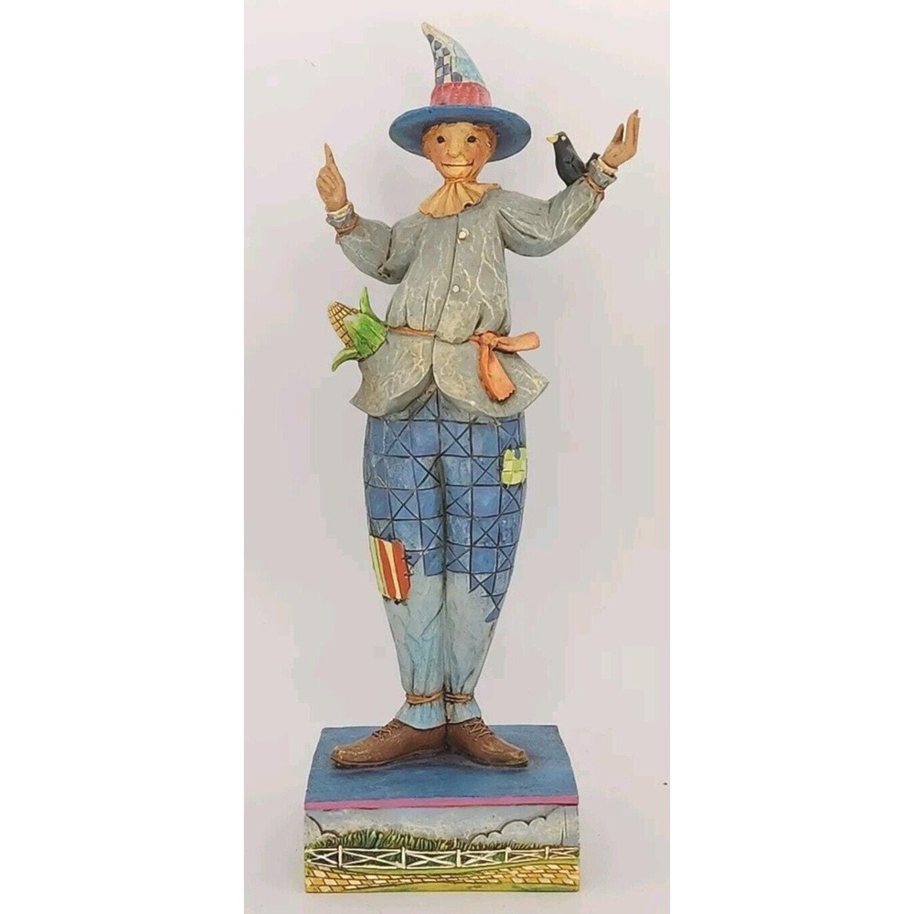 Jim Shore 2007 Scarecrow I Think Therefore I am Statue 4009047 JS8
